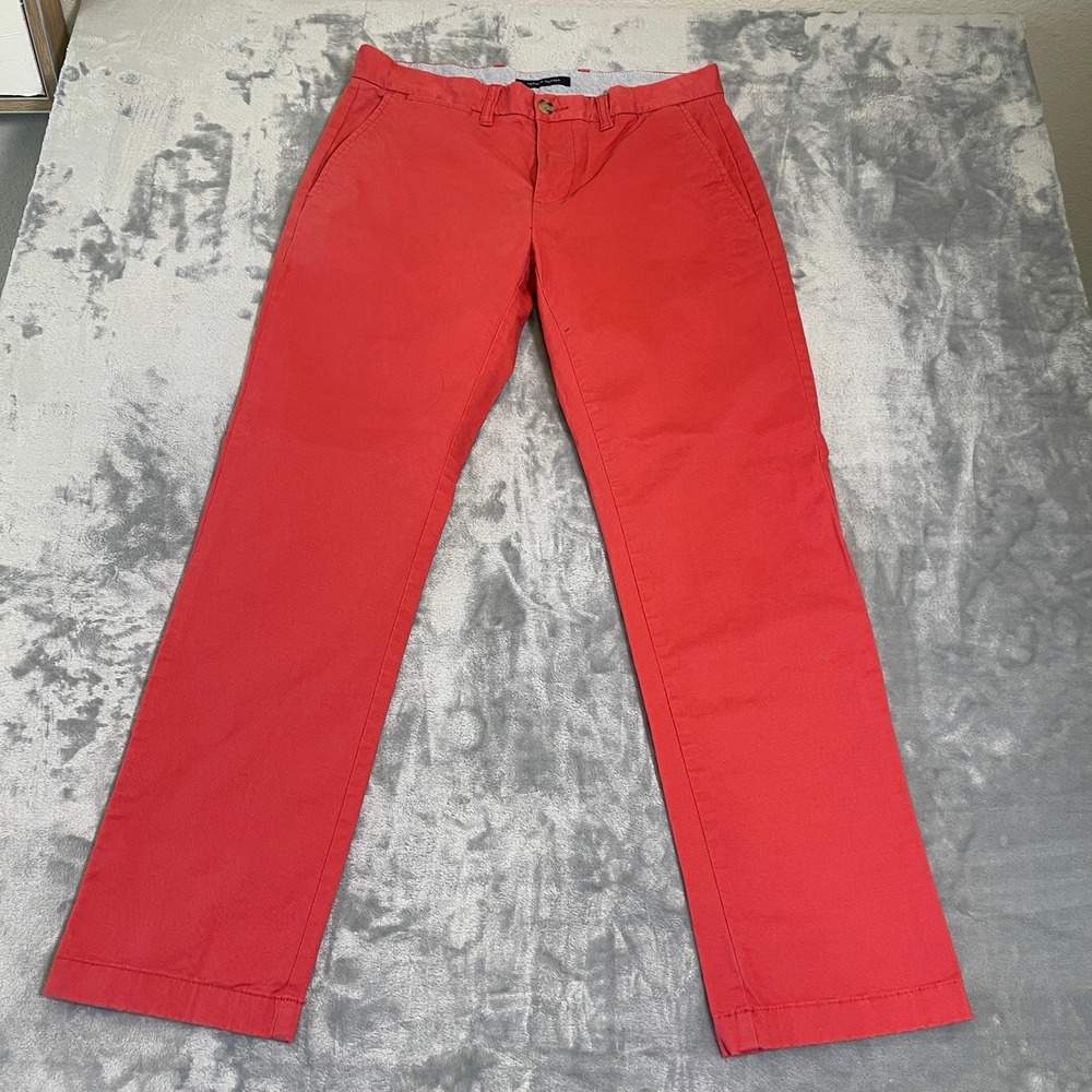 Tommy Hilfiger Red Chinos